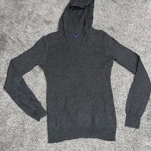 Gap, grey, hooded sweater with front pocket, size small